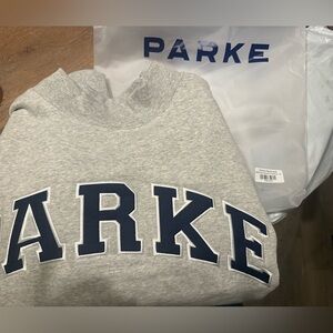 PARKE OG GREY AND NAVY MOCKNECK